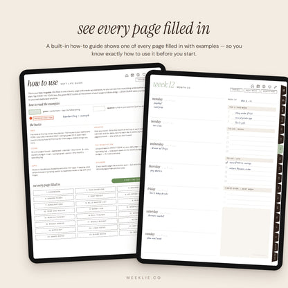 Soft Life Budget Planner built-in how-to guide