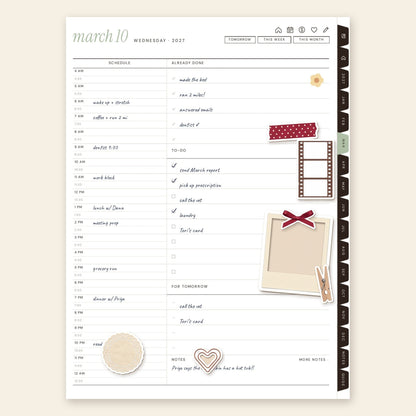 Scrapbook digital sticker sheet preview