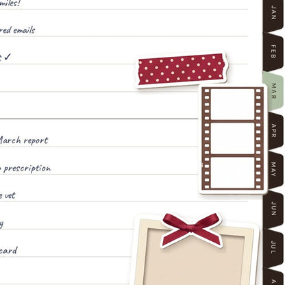 Scrapbook digital sticker sheet preview