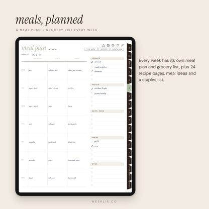 Wellness Era Planner pages